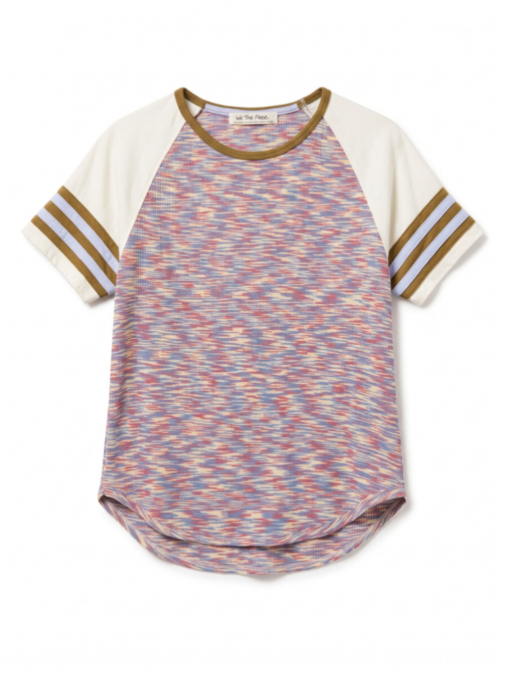 WE THE FREE Top Women Size XS Colorful Tailgate Tee We The Free Short Sleeves